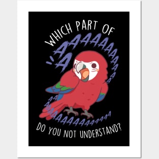 Green-winged Macaw Parrot Aaaa Posters and Art